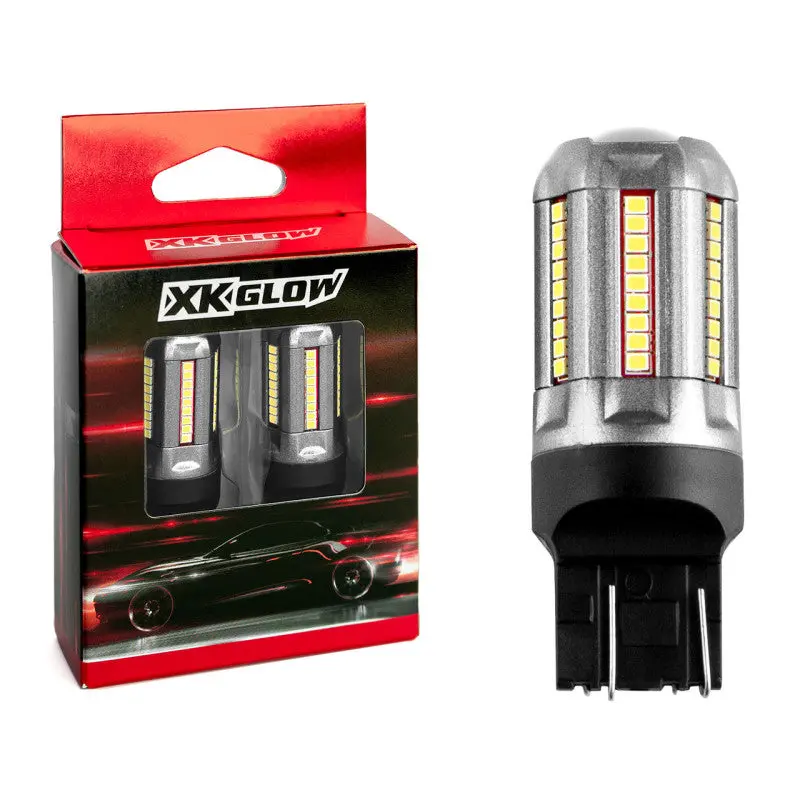 Xk Glow Red 7443 Dual-Function Automotive Bulb (2-Piece Set) 1