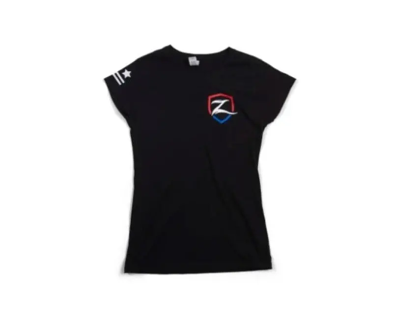 Zone Offroad Women'S Patriotic Black Cotton T-Shirt – Large 1