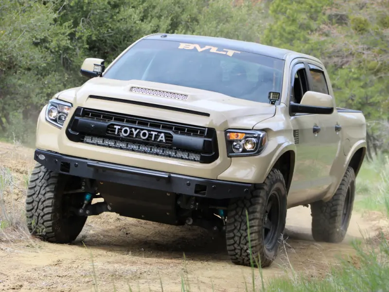 Cali Raised Led Light Bar Bracket Kit – Hidden Curved Mounts For 2014–2021 Toyota Tundra (No Single-Light Design) 1