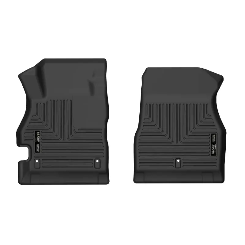 Husky Liners Custom Front Floor Liners For 2020–2022 Nissan Versa – Black 1