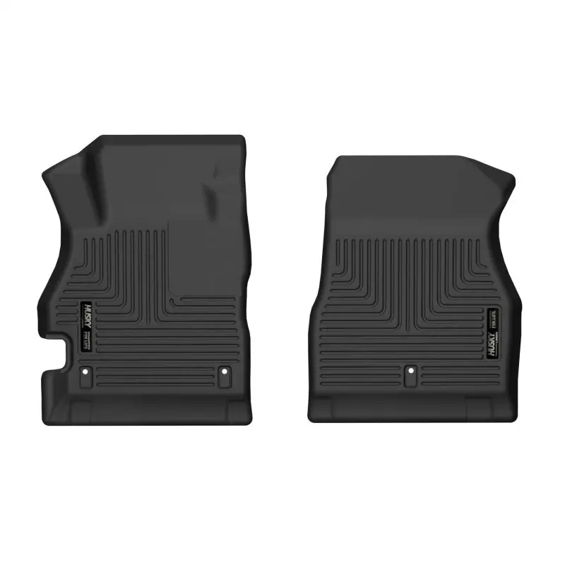 Husky Liners Custom Front Floor Liners For 2020–2022 Nissan Versa – Black 2