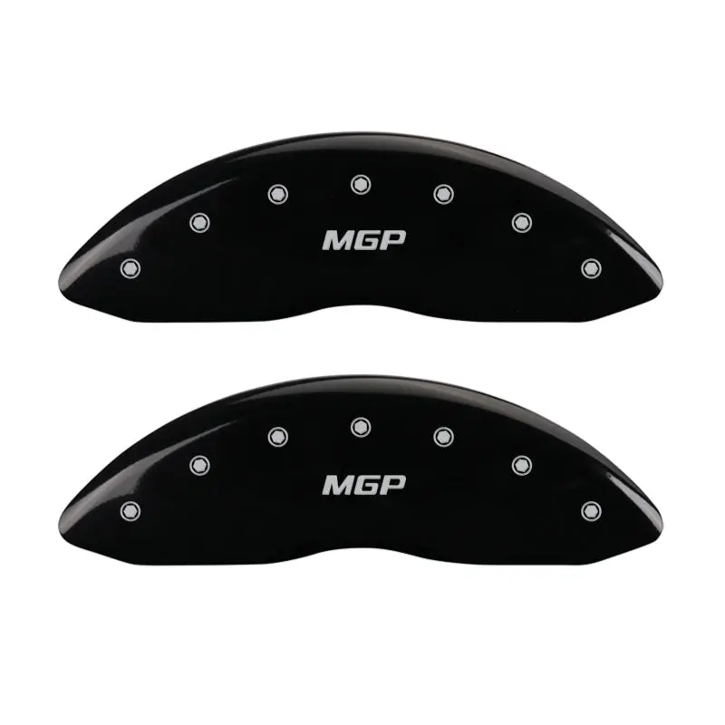 Mgp Engraved Front Caliper Covers – Black Finish With Silver Accent Lettering 2