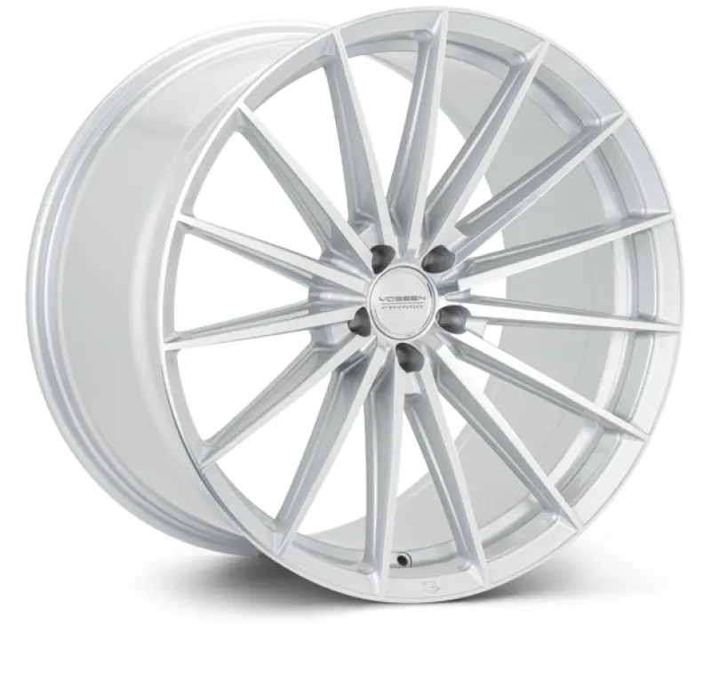 Vossen Hfx-4 Forged Alloy Wheel – 21X10.5, 5X112 Bolt Pattern, Et25 Offset, Deep Concave, Silver Polished 1