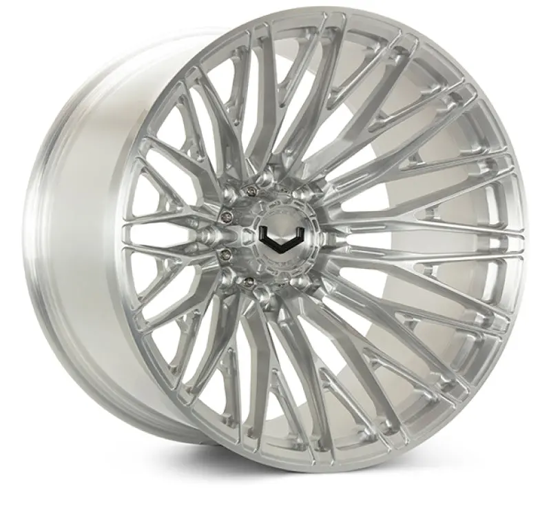 Vossen Vfx-04 Forged Aluminum Wheel – 24X14, 8X180 Bolt Pattern, Et75 Offset, Mega-Deep Profile, Brushed Gloss Clear Finish 1