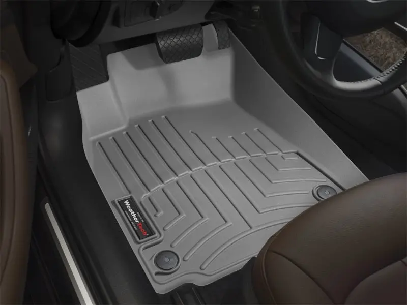 Weathertech Front Floor Liners For 2008–2010 Ford Super Duty F-250 To F-550 Super Cab – Gray 1